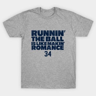 "Runnin' the ball is like makin' romance" - #34 Walter Payton Bears Shuffle T-Shirt